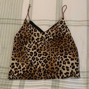 Leopard Print Camisole Top